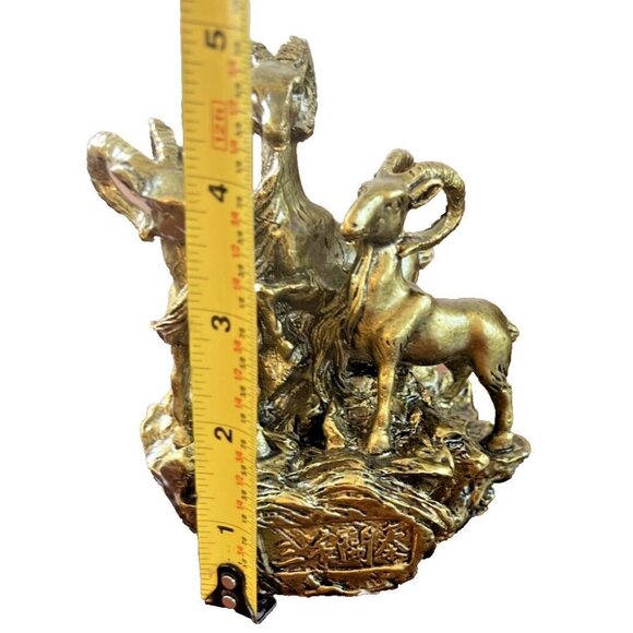 Chinese Zodiac Sheep Feng Shui Ornaments Statues Wealth Figurine Desk Decoration - Picture 4 of 10